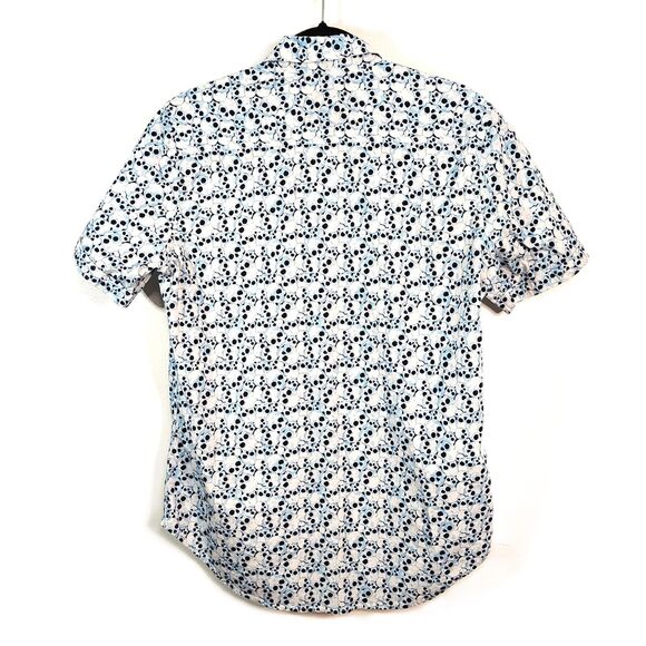 ROBERT GRAHAM Skull Print Button-Down Small Men's Short Sleeve Casual Shirt Top - Picture 4 of 7